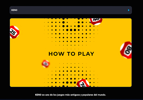Cómo jugar Keno