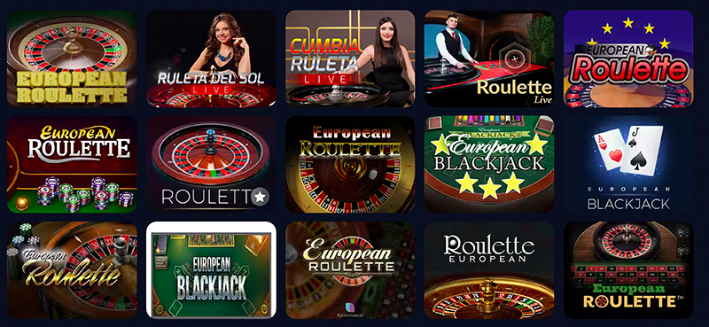 Variedad de juegos 1win